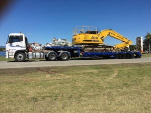 24 ton Excavator Transport Gold Coast
