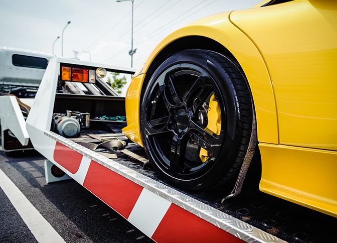 Yellow Car — Tow Truck Provider in the Gold Coast