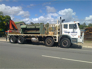 Crane Truck Loaded — Tow Truck Provider in the Gold Coast