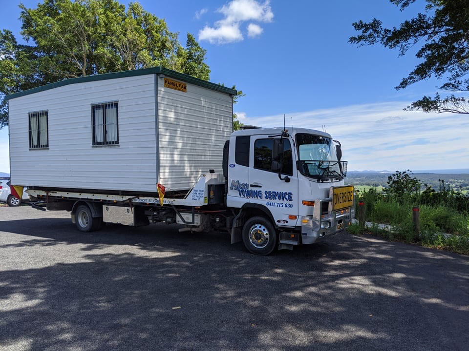 Portable Building Transport — Tow Truck Provider in the Gold Coast