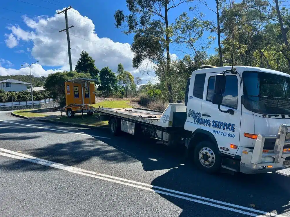 Towing Truck on Road