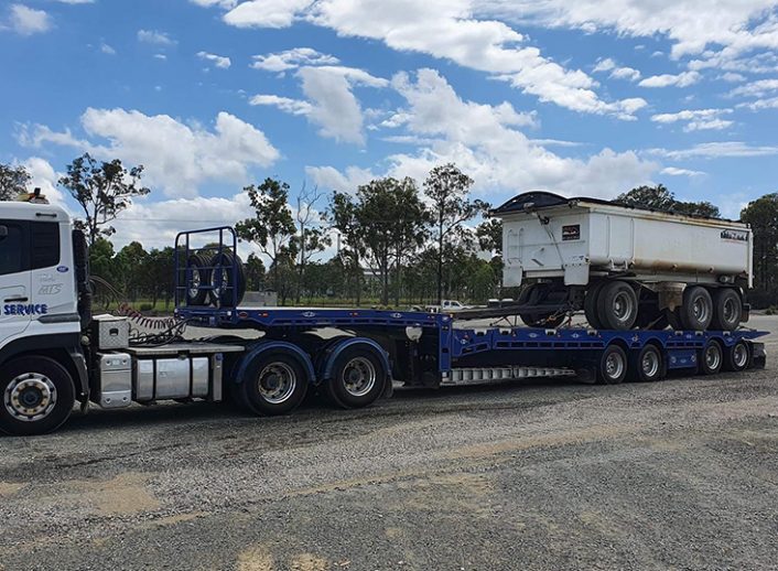 Cargo on Back of The Truck — Tow Truck Provider in the Gold Coast