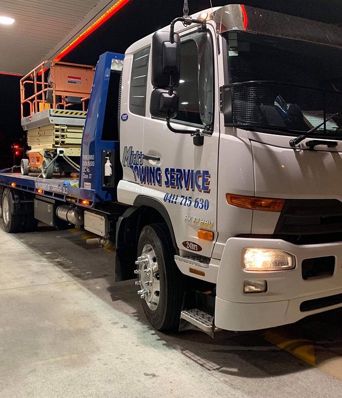 Tow Truck with Equipment On The Back — Tow Truck Provider in the Gold Coast