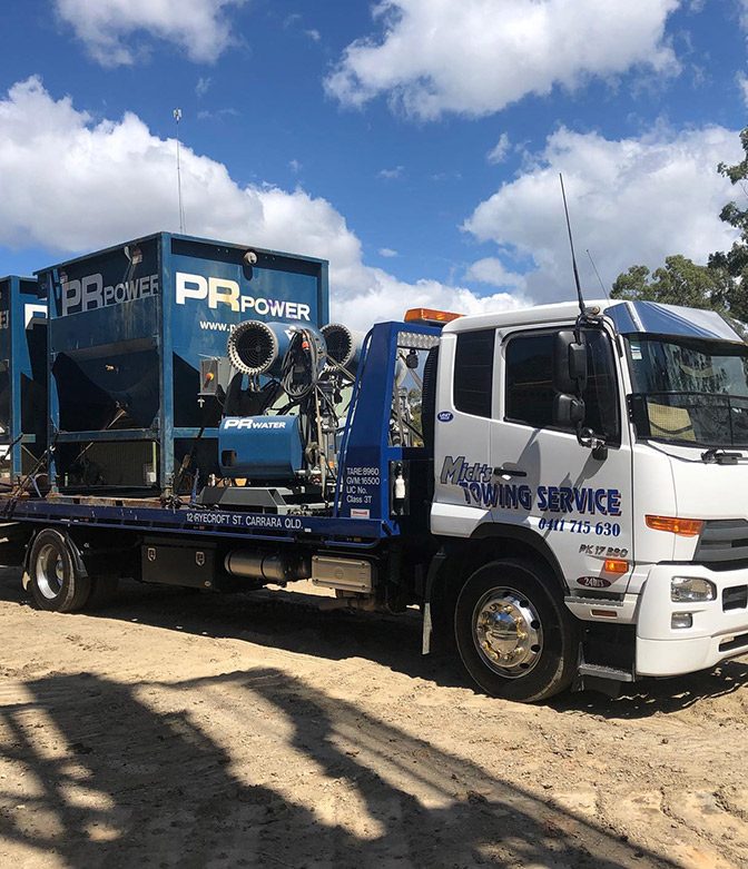Machinery Delivery — Tow Truck Provider in the Gold Coast