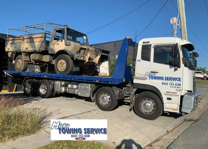 Local Towing Company Towing A Vehicle